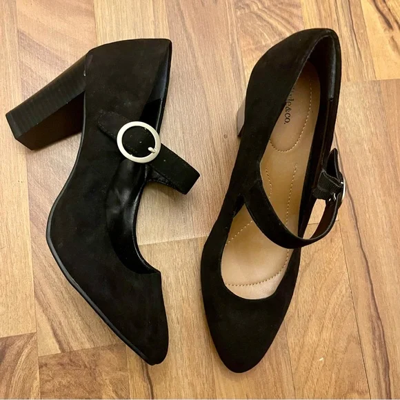 💎💎Elegant Black Mary Jane Heels - Picture 7 of 8